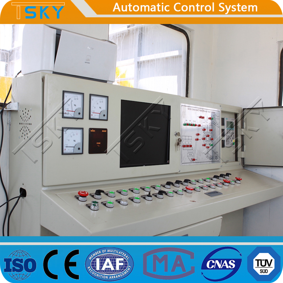 Компактный небольшой размер 180m3/H HLS180 Precast завод серии