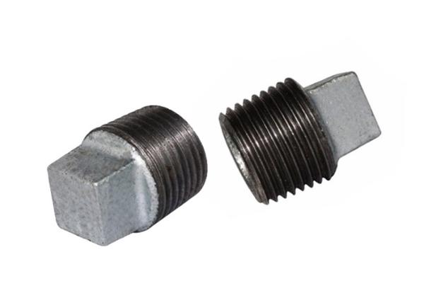Hot Dipped Electric Galvanized Pipe Plug , Plumbing Pipe Plugs Casting Technics