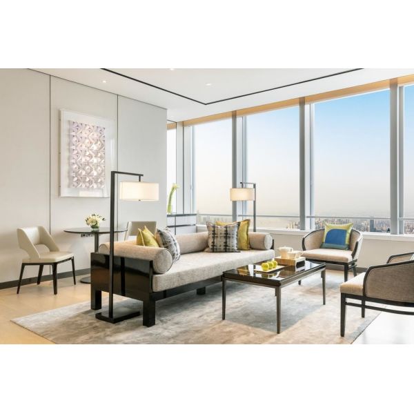 Três cinco projetos de Ash Wood Veneer Minimum Lifestyle do hotel da estrela