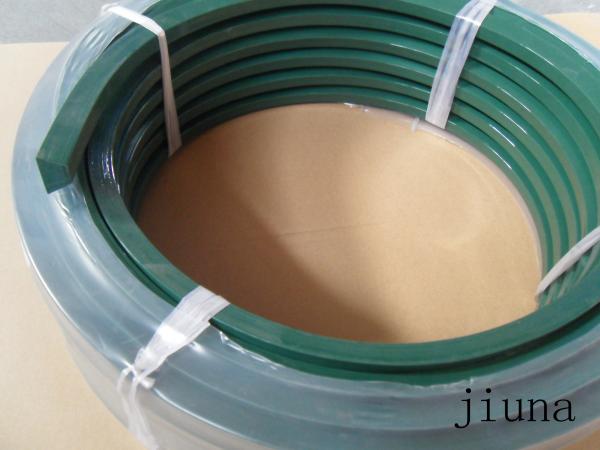 DIN Standard Green Polyurethane V Belt Hardness 90A For Paper Processing