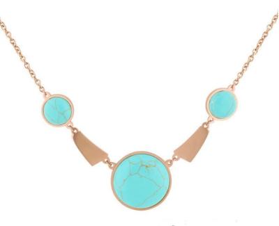 Titanium Steel Shell Clavicle Necklace Rose Gold Stainless Steel Necklace Fashion Jewelry Necklace
