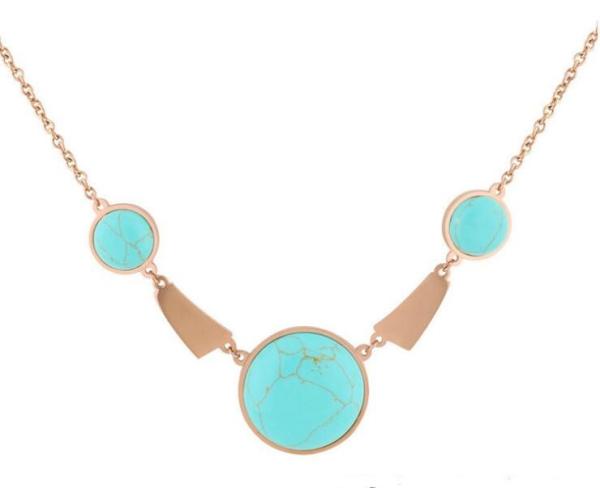 Titanium Steel Shell Clavicle Necklace Rose Gold Stainless Steel Necklace Fashion Jewelry Necklace