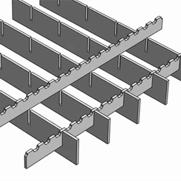 2mm Press Lock Grating Hdg For Large Car Wash Platform