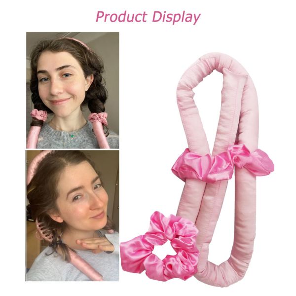 Soft Silk Roller For Hair Heat Free Hair Curler Roller Styler For Long Hair