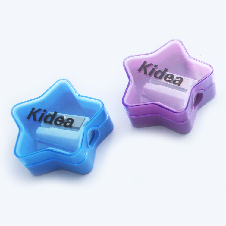 wholesale single hole star shape plastic pencil sharpener
