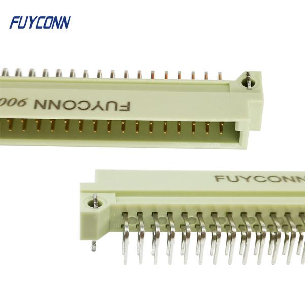 2 conector macho de Eurocard da tomada do PWB do ângulo direito do conector do RUÍDO 41612 das fileiras 2x32P 64PIN