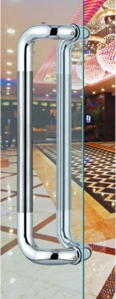 W-DH607 Modern Stainless Steel  Entrance Entry Commercial Office Store Front Wood Timber Glass Garage pull handles