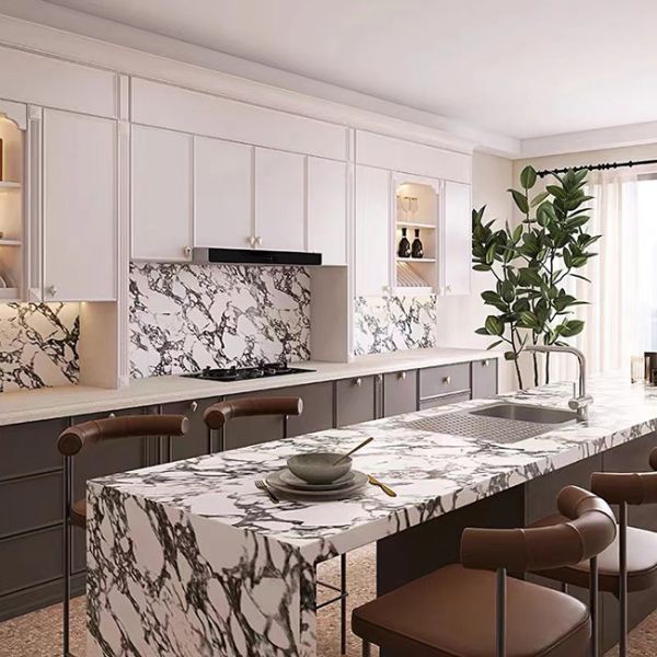 Не сместите фарфор белый штейн плитки пола застеклил мраморную плитку пола фарфора