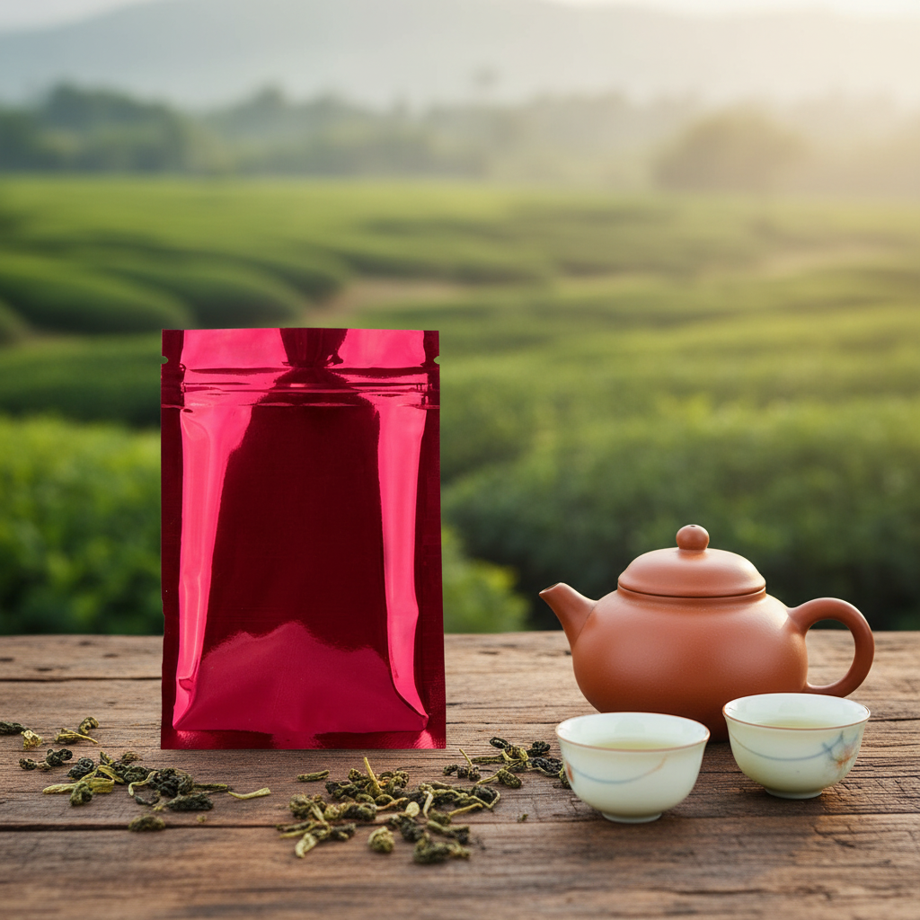 Food Grade Aluminum Foil 3-Side Seal Moisture-Proof Pouch - Low MOQ Barrier Bag for Tea Sachet & Small Vacuum Sample Packet