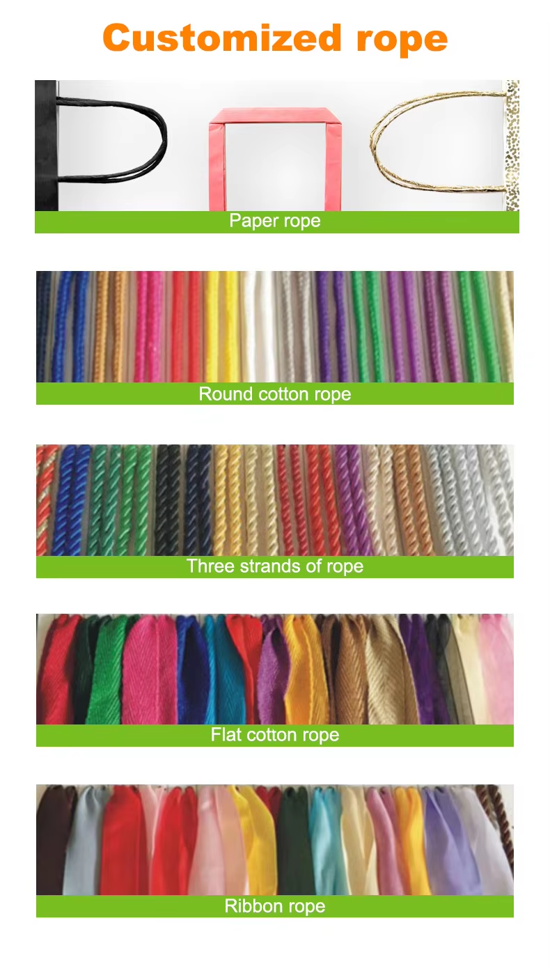 Customized printing of logos on paper bags eco-friendly and recyclable disposable food packaging kraft paper bags