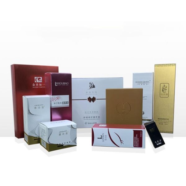 ISO9001 Cardboard Makeup Packaging  Kraft Paper Cosmetic Packaging