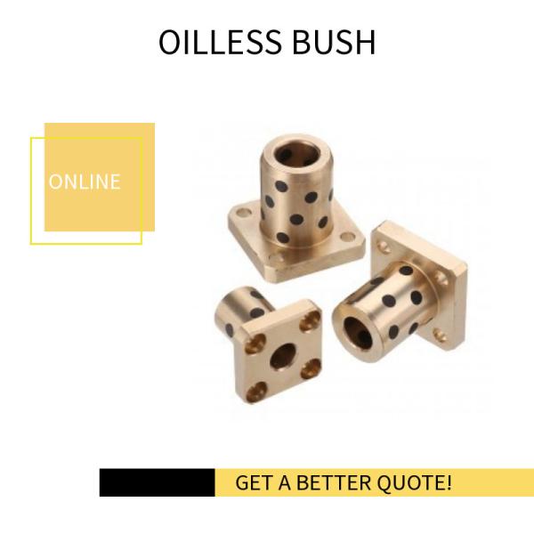 Oil-Free Bushing Square Flange Graphite Bronze Bushing