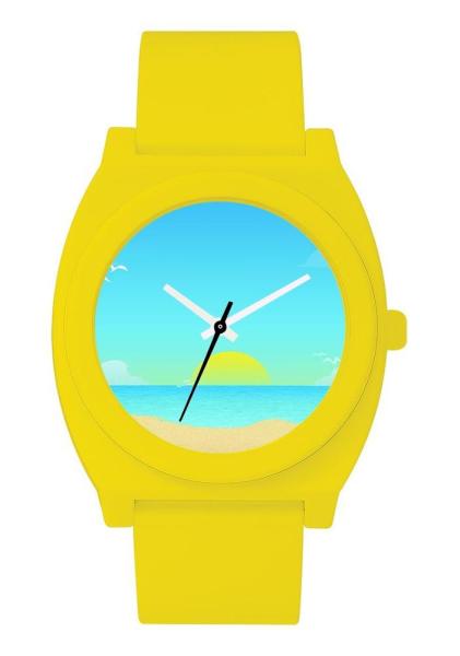 Durable Plastic Back Watches , Fashion Minimalist Student Wrist Watch