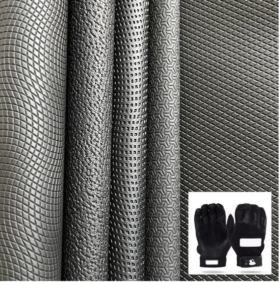 PU Rexine Leather For Gloves PU Wet Embossed Non Slip