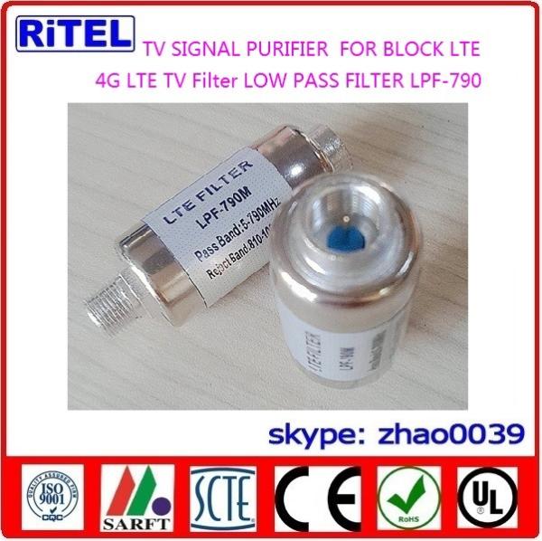4G LTE TV FILTER LOW PASS FILTER LPF-790 For 4G Interference, TV signal purifier, IEC connector