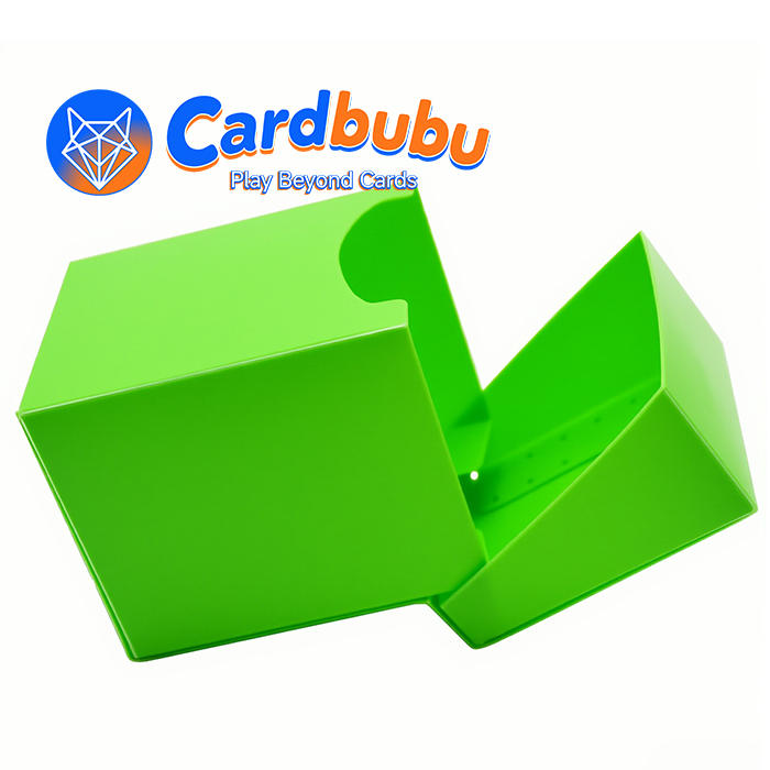 PP Plastic Deck Box MTG Solid Color 100 Trading Card Game Cases TCG Sports Box