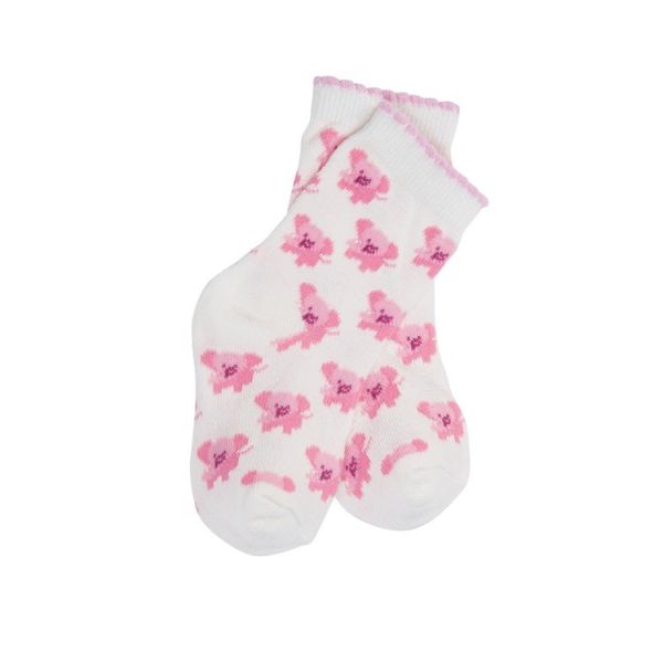 Gray Safe Non-slip Socks for Children Winter Season Cartoon Beauty Kids Socks