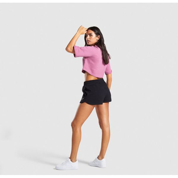 Gymnase court de douille de 100 de coton de blanc de T-shirts de graphique de