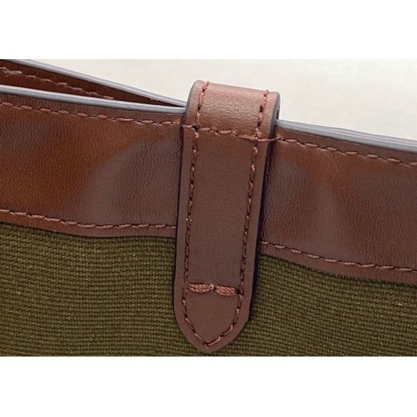 Capsule Series F Letters 3D Effect Large Green Tote Bag Psychedelic Style