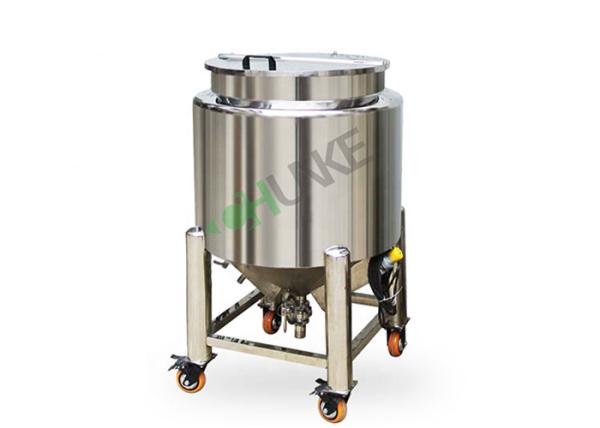 SS304 / SS316L Movable RO Water Storage Tank Stainless Steel 200 Liter Food Grade Liquid