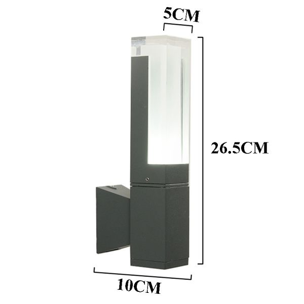 Outdoor Waterproof LED Wall Light PIR Human Body Motion Sensor Wall Lamp(WH-HR-05)