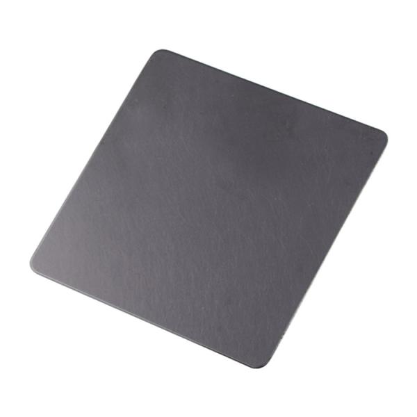 0.3mm Chapa de aço inoxidável de vácuo Eletroplatação congelada escovada Titânio preto SS Placa de metal