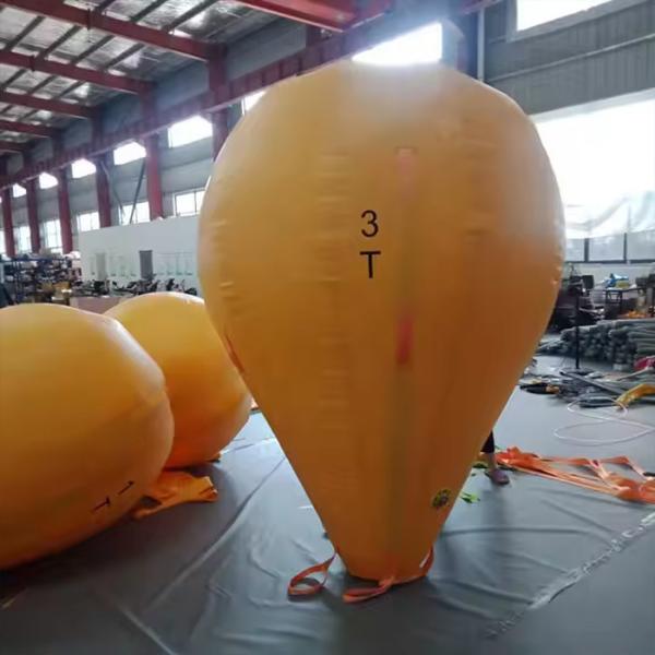 Parachute Air Lift Bags With Underwater Open Bottom For Underwater Geotechnical Surveys