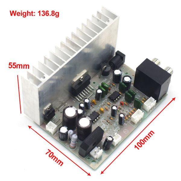 CA-7379A Digital Subwoofer Amplifier Board with TDA7379 Chip 2*38W AC/DC 12V AMP Module
