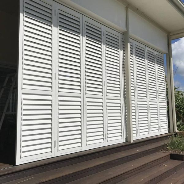 Shutters Tempered Glass Aluminum Louver Window