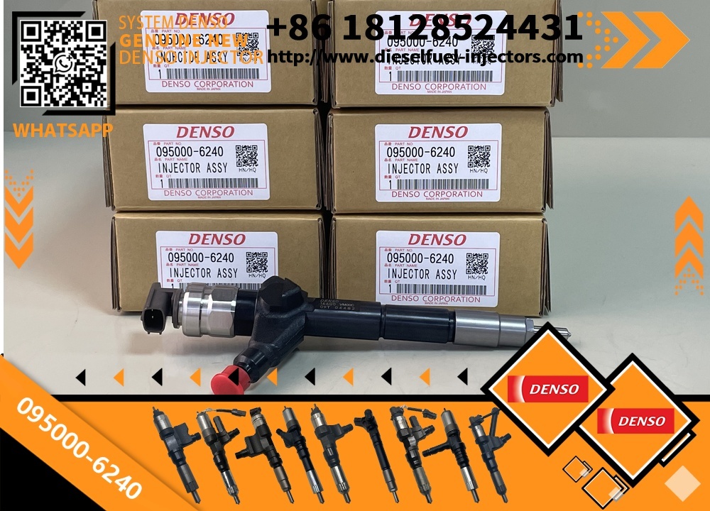 Genuine Denso Fuel Injector 095000-6240, 16600-VM00D/16600-MB40, Suitable for Nissan Models