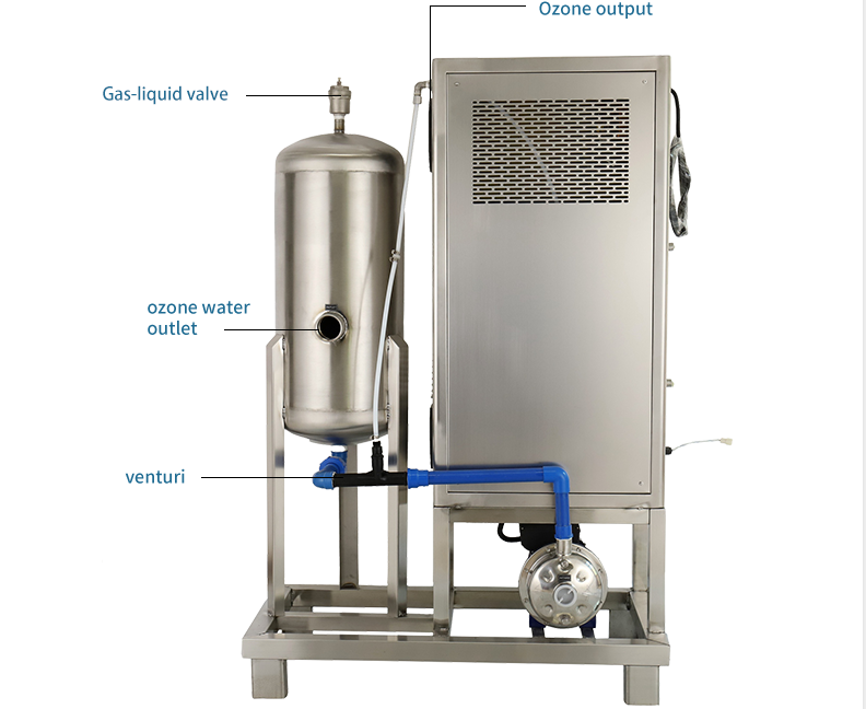 оборудование обеззараживанием воды 100g/h, машина водоочистки озона