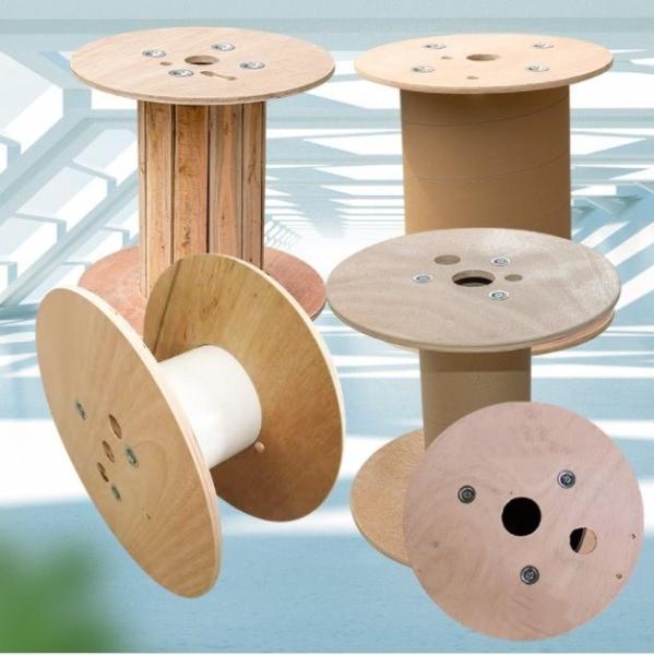 Round Large Wood Cable Spool Diameter 1400mm Wooden Wire Reel