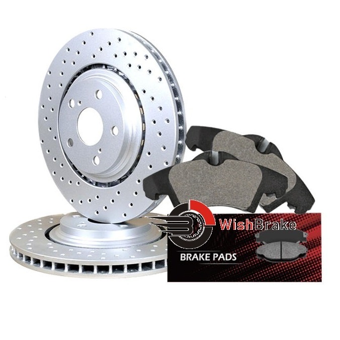 Auto Parts 282mm High Quality Geomet Coated Slotted Car Brake Disc 31257 45251-SMG-E31 For Honda Accord Coupe Wagon Edix Vezel Civic