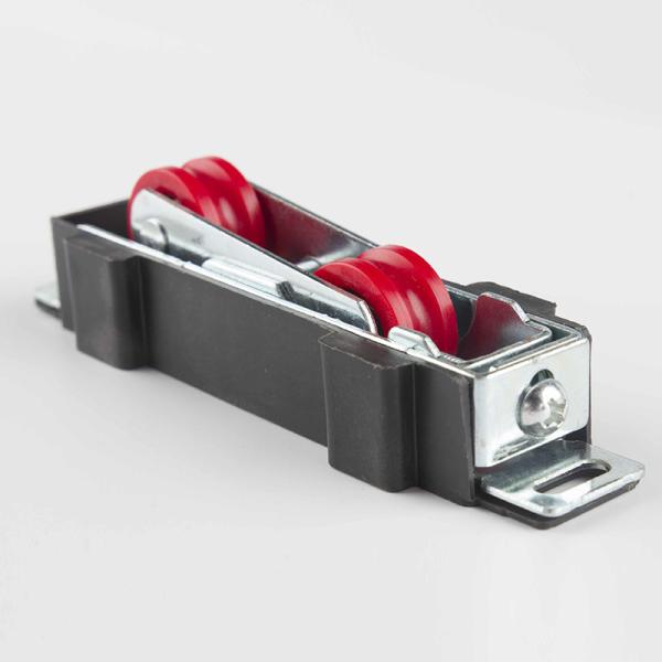 Double Pulleys Adjustable Sliding Gate Door Roller for Aluminum Profile 125mm Length