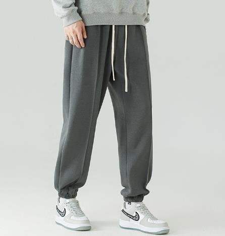 Oem Clothing Manufacturer China Casual Sports French Terry 52% Cotton 48% Polyetser Men Joggers Sweatpants