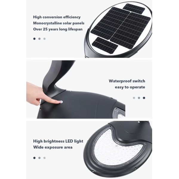 Motion Sensor Solar Garden Lights Dusk to Dawn Outdoor LED Lights for Yard Patio