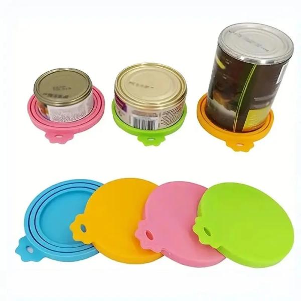 Pet Daily Necessities Pet Food Cans Silicone Freshness Caps