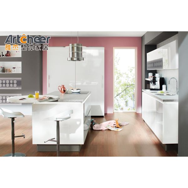 Aluminum Modular Kitchen Cabinet with Smart Hardware and Customizable Design