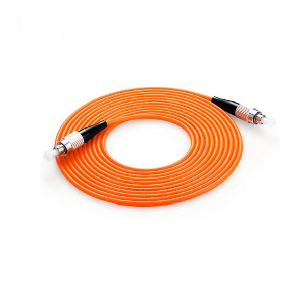 FC To FC OM1 62.5/125um 3.0mm Simplex Orange Multimode Fiber Optic Patchcord