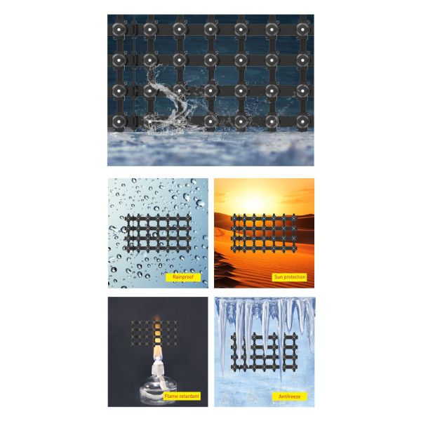 Прозрачный светодиодный сетчатый экран P100 P80 P50 P40 Для фасадного освещения S20 MESH