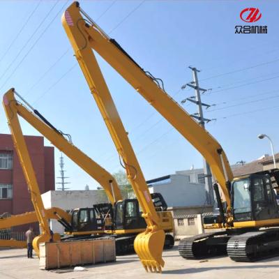 18 metros 26-28T Long Reach Excavator Booms Para Hyundai Kobelco, escavadeira estribo