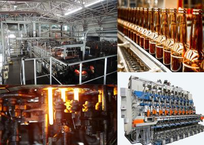 Cosmetic Storage Bottle Glass Bottle Production Line Clear Color