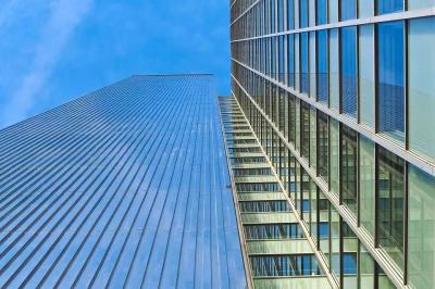Weatherproof Metal Curtain Wall Exterior Glass Curtain Wall Class A Fire Resistant