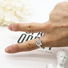 Joia feita sob encomenda dos anéis do zircão das alianças de casamento da forma da resina 24k para homens