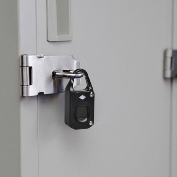 Hot Selling RARLUX DBX80 Zinc Alloy Durable Fingerprint Padlock Hardened Shackle Travel Luggage Security Gym/School Lockers