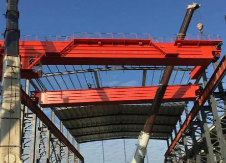 Pont roulant du crochet 50/10T de tonnage de poutre auxiliaire principale de double