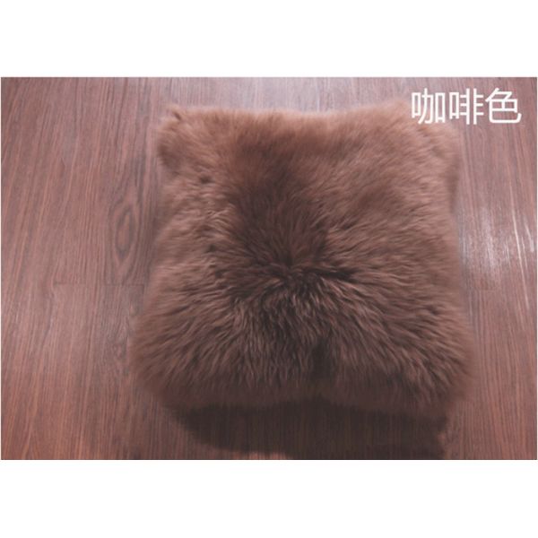 Подушка валика шеи заголовника автокресла Ламбсвоол, пушистая подушка поддержки шеи автомобиля волос