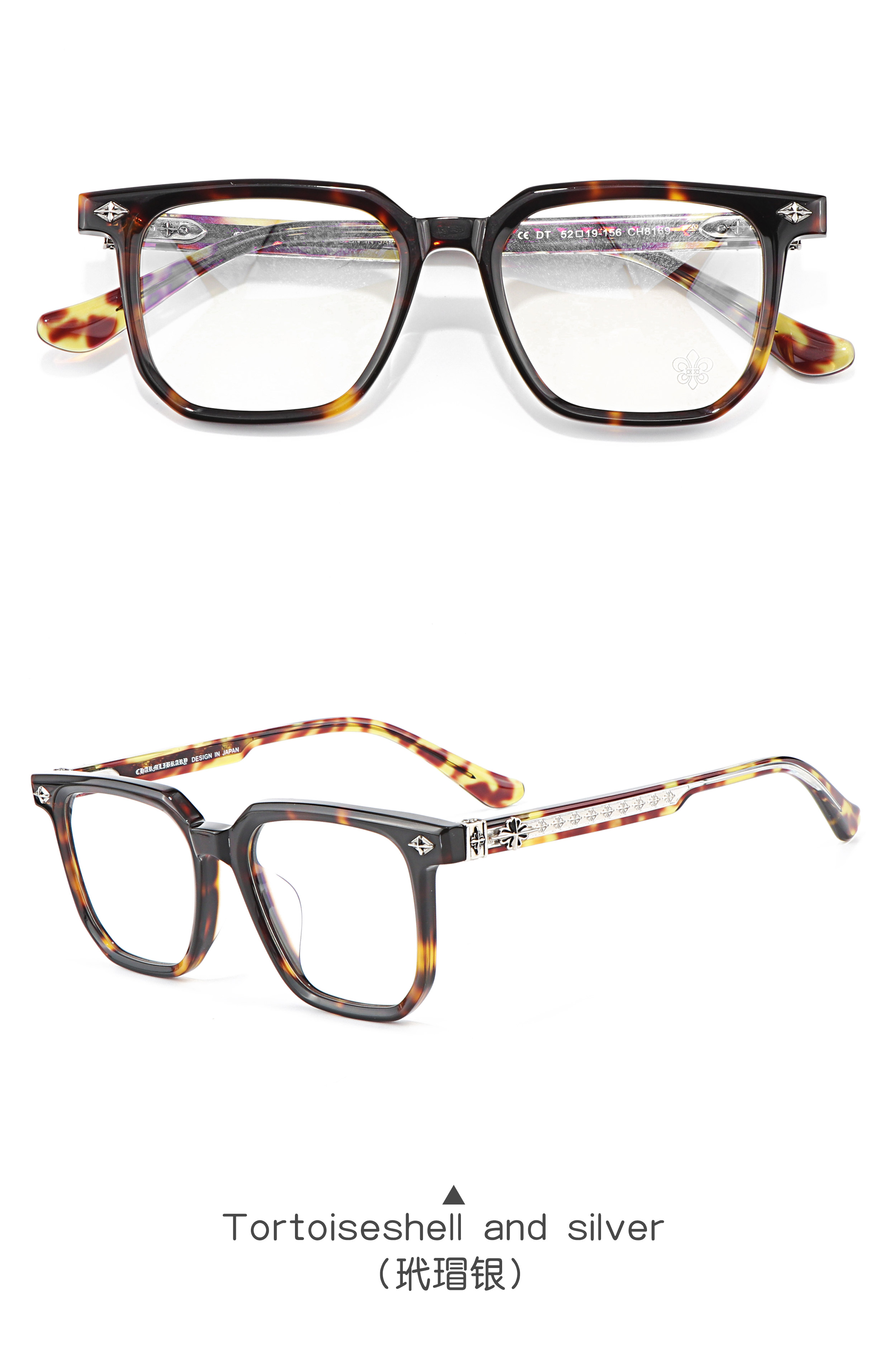 8169 Retro Smooth Transparent clear Optical Prescription Presbyopia Women Fashion Luxury Brand Thick Glasses Eyeglasses for Men