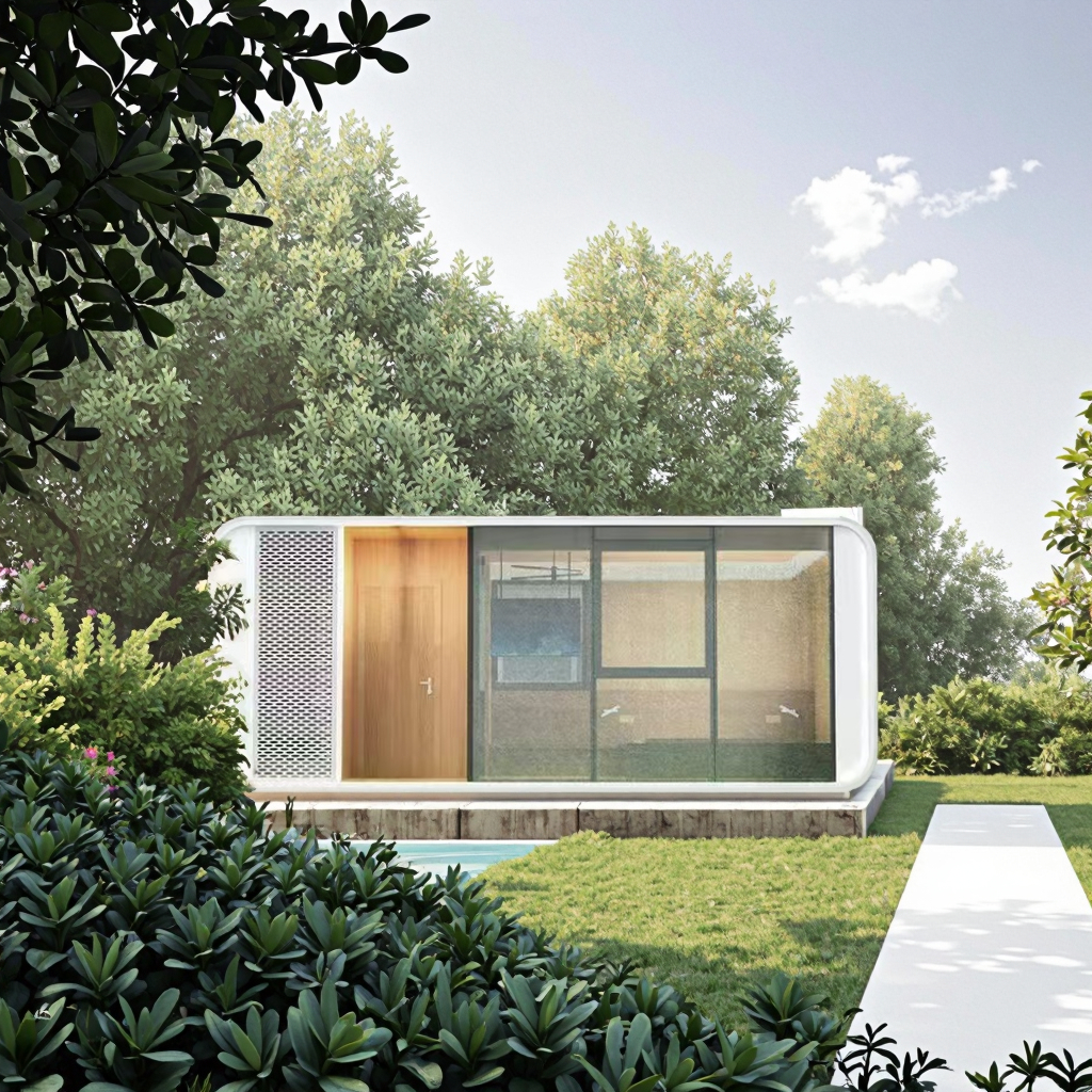 Steel Structure Sleeping Pod Cabin Bedroom  Vessel House for Villa or Capsule Hotel Made From Sandwich Panel Material