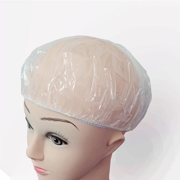 Eco Friendly Disposable Plastic Hair Caps ,  Disposable Bouffant Caps Single use